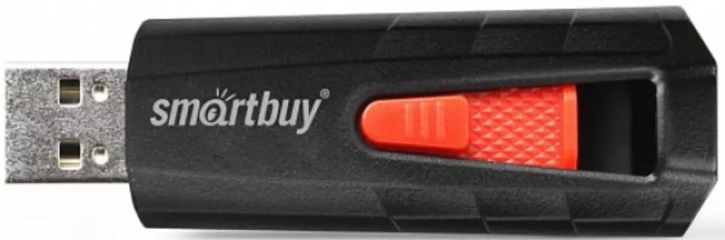 Накопитель USB 3.0 128GB SmartBuy SB128GBIR-K3 Iron series, чёрный/красный