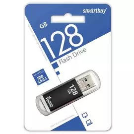 Накопитель USB 3.0 128GB SmartBuy SB128GBVC-K3 V-Cut чёрный
