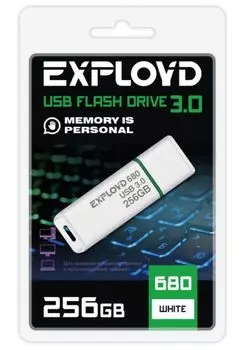 Накопитель USB 3.0 256GB Exployd EX-256GB-680-White 680 белый