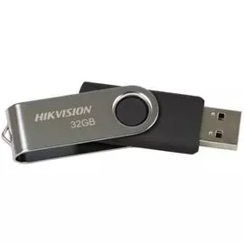 Накопитель USB 3.0 32GB HIKVISION HS-USB-M200S/32G/U3 M200, серебристый/чёрный