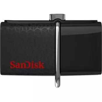 Накопитель USB 3.0 32GB SanDisk SDDD2-032G-GAM46 Ultra Android Dual Drive OTG, Black