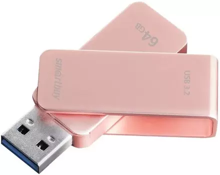 Накопитель USB 3.0 64GB SmartBuy SB064GM1A M1 розовый металлик