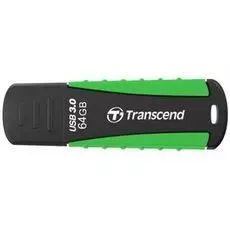 Накопитель USB 3.0 64GB Transcend JetFlash 810 TS64GJF810 черный/зеленый