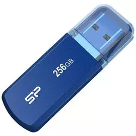 Накопитель USB 3.1 256GB Silicon Power SP256GBUF3202V1B Helios 202 голубой