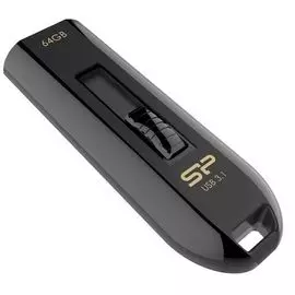 Накопитель USB 3.1 64GB Silicon Power Blaze B21 SP064GBUF3B21V1K черный