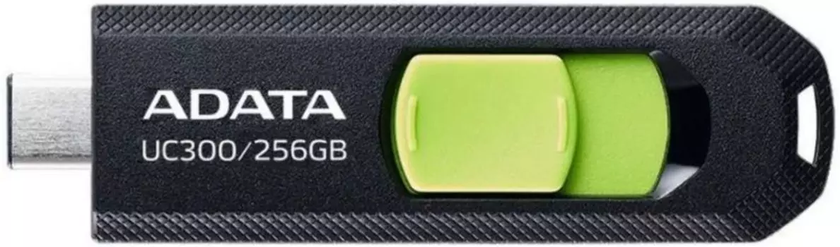 Накопитель USB 3.2 256GB ADATA ACHO-UC300-256GRBK/GN 100MB/s, UC300, Type-C
