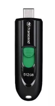 Накопитель USB 3.2 512GB Transcend TS512GJF790C Type-C JetFlash 790C, чёрный