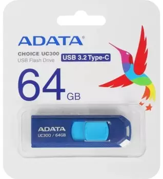 Накопитель USB 3.2 64GB ADATA UC300 Type-C