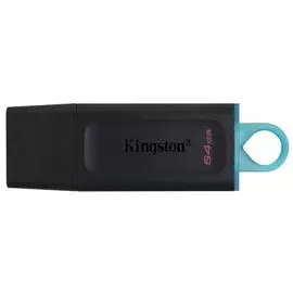 Накопитель USB 3.2 64GB Kingston DataTraveler Exodia DTX/64GB Gen 1 Black/Teal