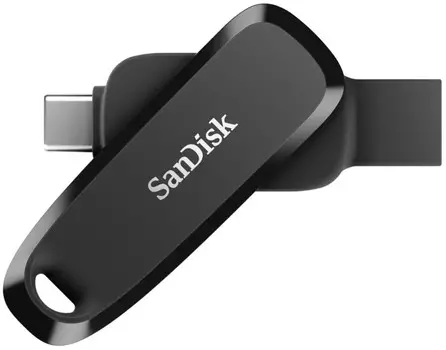 Накопитель USB 3.2 64GB SanDisk SDDDC6-064G-G46 черный, Type-C