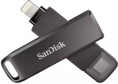 Накопитель USB 3.2 64GB SanDisk SDIX70N-064G-GG6NN Type-C черный
