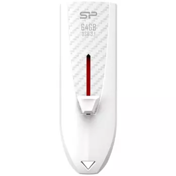 Накопитель USB 3.2 64GB Silicon Power SP064GBUF3B25V1W Blaze B25 white
