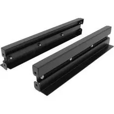 Направляющая NT UNIRAILSSt 480 B 161536 универсальная 2U, черная, регулировка 450-570 мм, усилен.