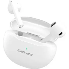 Наушники беспроводные Blackview Airbuds6 TWS, BT 5.3, 20-20кГц, 30/320mAh, IPX7, USB Type-C, белые