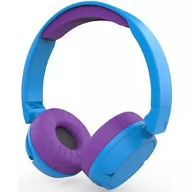 Наушники беспроводные HIPER LUCKY HTW-ZTX6 purple детские 20-20000 Гц, 95 дБ (безопасно для детей), 32 Ом, jack 3.5 mm/micro-USB 5В/500мА, цвет: фиоле