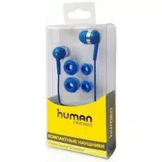 Наушники CBR Human Friends Screamer blue, динамик 10 мм, 32 Ом, провод 120 мм, разъем 3,5 мм