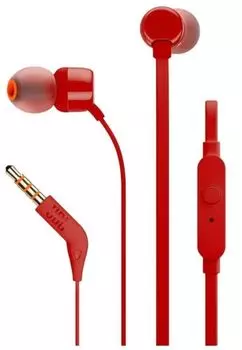 Наушники JBL T110 красный