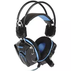 Наушники SmartBuy RUSH SNAKE SBHG-1000 динамики 40мм, велюровые амбушюры, черн/синяя