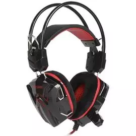 Наушники SmartBuy RUSH SNAKE SBHG-1300 динамики 40мм, велюровые амбушюры, черн/красн