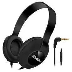 Наушники Sven AP-310M SV-015312 черные, мультимедийные с микрофоном