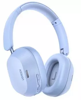 Наушники UGREEN HP203 65384_ накладные, HiTune Max5c Hybrid Active Noise-Cancelling Headphones. цвет: голубой