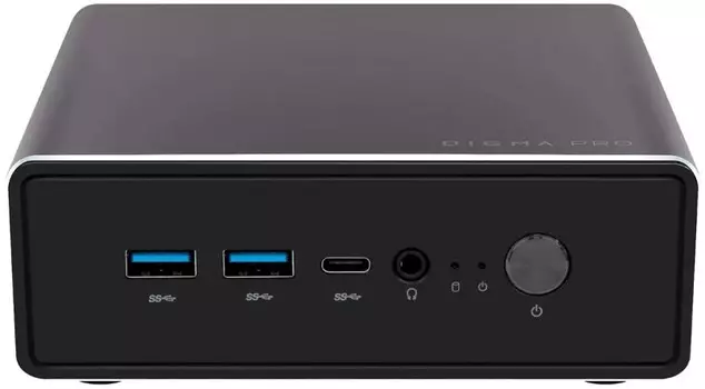 Неттоп Digma Pro Minimax U1 DPP3-8CXW01 i3-1215U/8GB/256GB SSD/UHD Graphics/WiFi/BT/Win11Pro/темно-серый/черный