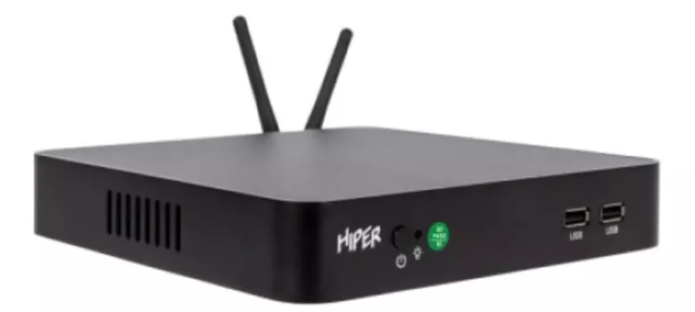 Неттоп HIPER M8 I81N8CL87T J4125/4GB/256GB SSD/UHD Graphics 600/GbitEth/WiFi/BT/DOS/черный
