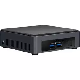 Неттоп Intel BLKNUC7I3DNKTC2 NUC, i3 7100U 2.4GHz (4GB DDR4 SODIMM, SSD 128GB, HD Graphics 620(2xHDMI 2.0), RJ45, WiFi+BT, Win10Pro) Bulk