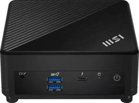 Неттоп MSI Cubi 5 12M-013RU 9S6-B0A811-298 i5-1235U/16GB/512GB SSD/Iris Xe graphics/2*GbitEth/USB Type-C/HDMI/DP/65W/Win11Pro/black