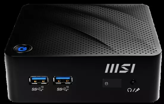 Неттоп MSI Cubi N JSL-040RU slim 9S6-B0A111-200 N6000/4GB/128GB SSD/UHD Graphics/noDVD/BT/WiFi/Win11Pro/black