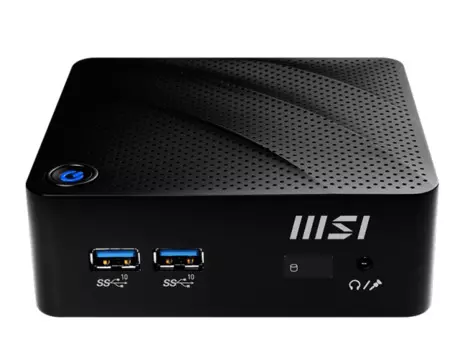 Неттоп MSI Cubi N JSL-041RU slim 9S6-B0A111-201 N4500/4GB/128GB SSD/UHD Graphics/BT/WiFi/Win11Pro/black