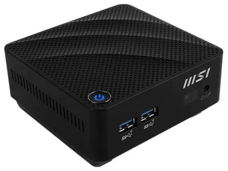 Неттоп MSI Cubi N JSL-065XRU slim 9S6-B0A111-065 N4500/8GB/256GB SSD/UHD Graphics/GbitEth/WiFi/BT/noOS/черный