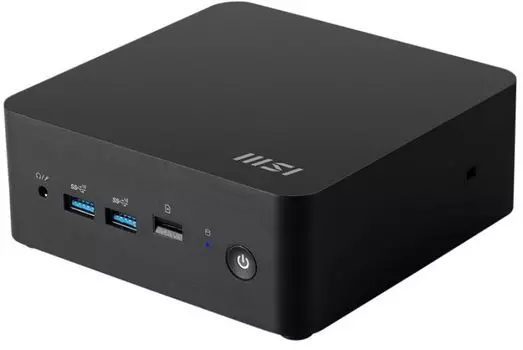Неттоп MSI Cubi NUC 1M-045XRU 9S6-B0B111-045 Core 3 100U/8GB/512GB SSD/HDG630/GBitEth/WiFi/BT/noOS/черный