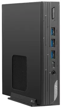 Неттоп MSI Pro DP10 12M-203RU 9S6-B0A621-203 i5-1235U/16GB/512GB SSD/Iris Xe graphics/GbitEth/2*USB Type-C/HDMI/DP/VGA/120W/Win11Pro/black
