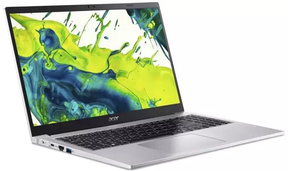 Ноутбук Acer Aspire Lite AL15-33P-C0P8 NX.D2MCD.002 N150/8GB/512GB SSD/15.6"/IPS/FHD/60Hz/NoOS/Silver