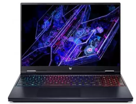 Ноутбук Acer Gaming PH16-72-908D NH.QRAEM.001 i9-14900HX/32GB/1024GB SSD/GeForce GTX 4080 12GB/16" WQXGA IPS/WiFi/BT/cam/noOS/black