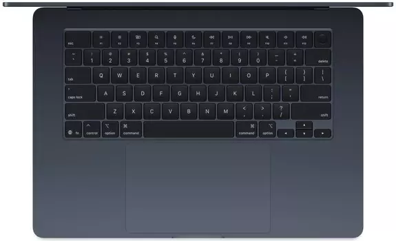 Ноутбук Apple Macbook Air 15 (2025) MW1M3 15-inch MacBook Air: Apple M4 chip with 10-core CPU and 10-core GPU, 16GB, 512GB SSD - Midnight