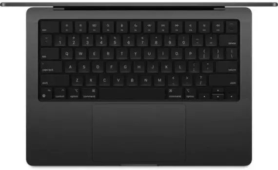 Ноутбук Apple Macbook Pro 14 (2024) M4 chip with 10core CPU and 10core GPU, 24GB, 1TB SSD, Space Black, клав.русская (грав.)