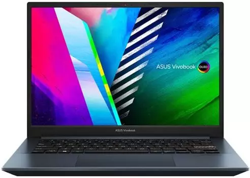 Ноутбук ASUS M3401QA-KM105W 90NB0VZ2-M002B0 Ryzen 5 5600H/16GB/512GB SSD/14" OLED/Radeon Vega 7/noDVD/cam/BT/WiFi/Win11Home/Quiet Blue
