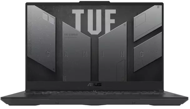 Ноутбук ASUS TUF F17 FX707VUR-HX225 90NR0CS5-M00E30 5-210H/16GB/512GB SSD/GeForce RTX 4050 6GB/17.3" FHD IPS/WiFi/BT/cam/noOS/grey