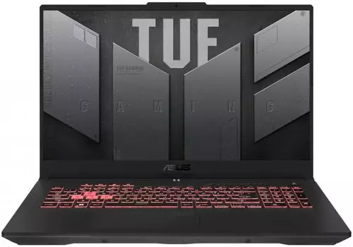 Ноутбук ASUS TUF Gaming A17 FA707RE-HX027 90NR08X2-M001A0 Ryzen 7 6800H/8GB/512GB SSD/17.3" FHD IPS/RTX 3050 Ti 4GB/noDVD/cam/BT/WiFi/noOS/grey