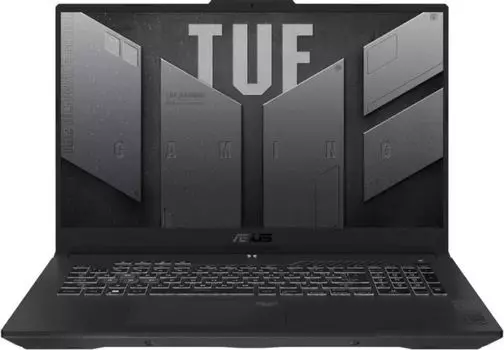 Ноутбук ASUS TUF Gaming A17 FA707XV-HX035 90NR0E95-M001Y0 Ryzen 9 7940HS/16GB/512GB SSD/GeForce RTX4060 8GB/17.3" IPS FHD/WiFi/BT/Cam/noOS/grey