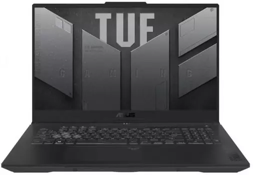 Ноутбук ASUS TUF Gaming F17 FX707ZC4-HX076 (УЦЕНЕННЫЙ) i5-12500H/16GB/512GB SSD/RTX 3050 4GB/17.3" FHD IPS/DOS/mecha gray