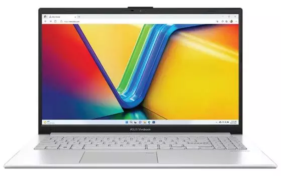 Ноутбук ASUS VivoBook Go 15 E1504FA-BQ073W 90NB0ZR1-M00L60 Ryzen 5 7520U/8GB/512GB SSD/AMD Radeon 610M/15.6" FHD IPS/BT/WiFi/Cam/Win11Home/silver