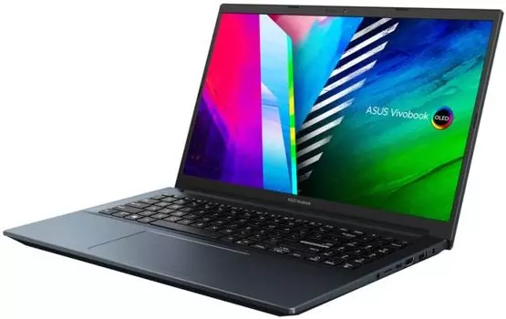 Ноутбук ASUS Vivobook Pro 15 OLED M3500QC-L1339 90NB0UT2-M004K0 Ryzen 5 5600H/16GB/512GB SSD/GeForce RTX 3050 4GB/15.6" OLED FHD/WiFi/BT/Cam/noOS/blue