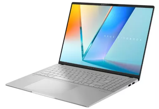 Ноутбук ASUS Vivobook S16 OLED M5606K (M5606KA-RI162) 90NB1593-M00AB0 Ryzen AI 7 350/24GB/1TB SSD/Radeon Graphics/16" 3K OLED/WiFi/BT/Cam/noOS/cool si