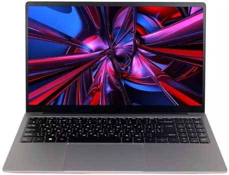 Ноутбук HIPER OFFICE HLP H1574O582DM i5-1235U/8GB/256GB SSD/noDVD/Iris Xe Graphics/15.6" FHD/Cam/BT/WiFi/Серый/noOS/подстветка клав.
