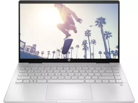 Ноутбук HP Pavilion x360 14-ek1015ci 84J78EA i7-1355U/16GB/512GB SSD/Iris Xe graphics/14" Touch FHD IPS/WiFi/BT/Cam/noOS/silver