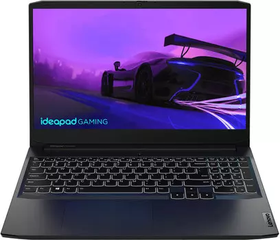Ноутбук Lenovo IdeaPad Gaming 3 15IHU6 82K10011RK i5-11300H/8GB/512GB SSD/GeForce RTX 3050 4GB/15.6" FHD IPS/WiFi/BT/cam/noOS/black