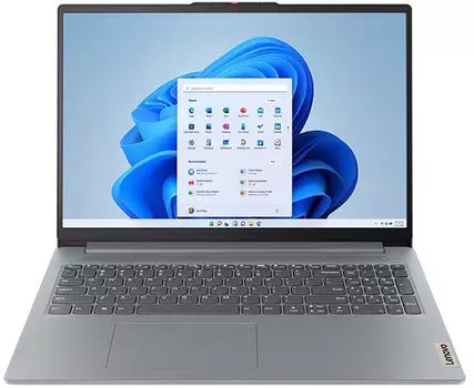Ноутбук Lenovo IdeaPad Slim 3 16IAH8 83ES0011RK i5-12450H/16GB/512GB SSD/UHD Graphics/16" WUXGA IPS/WiFi/BT/cam/noOS/grey